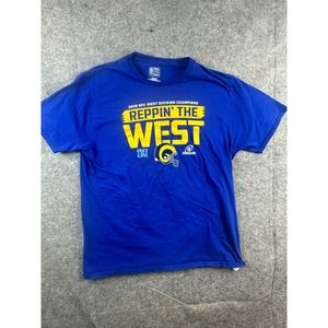 Los Angeles Rams Reppin The West NFL Division Champions Fanatics T Shirt XL